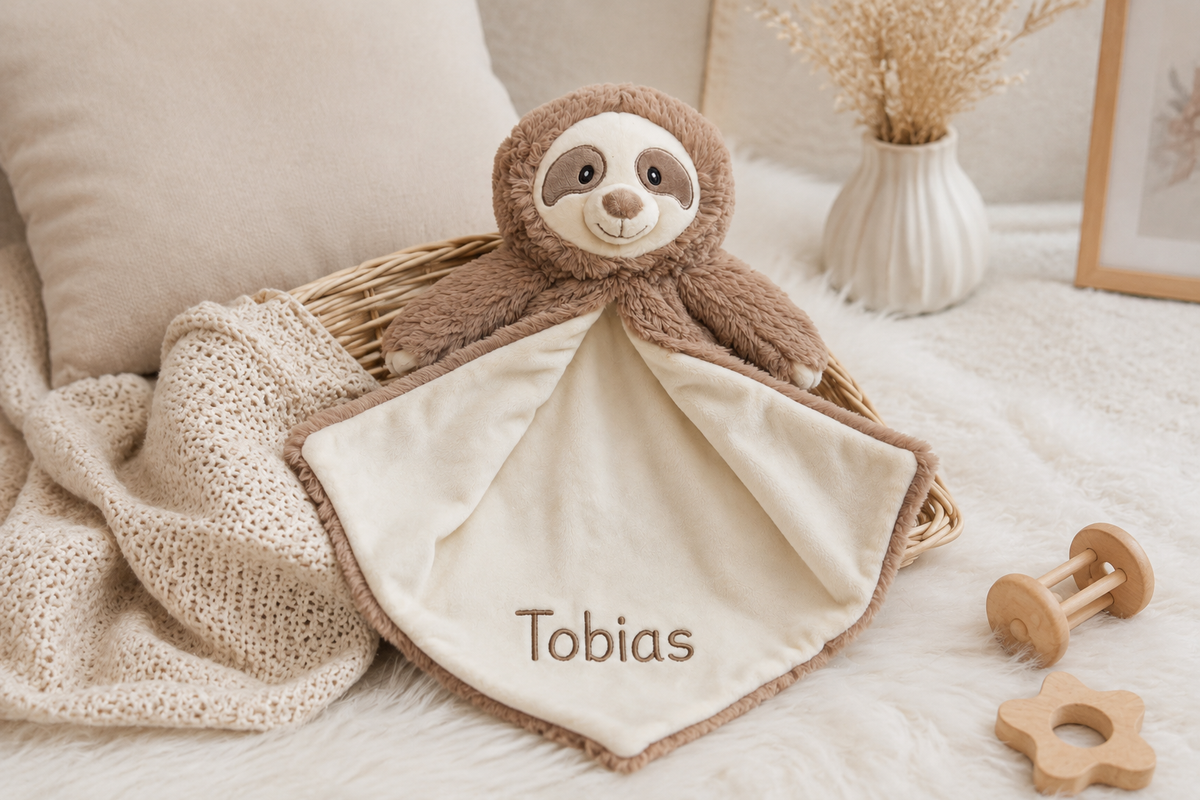 Knuffeldoekje luiaard Tobias