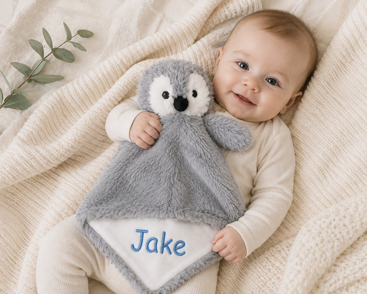 Knuffeldoekje pinguïn Jake