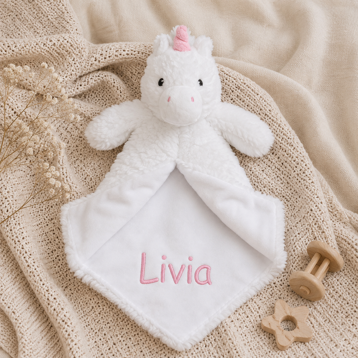 Knuffeldoekje unicorn Livia